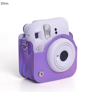 [Dhin] เคสกระเป๋าหนัง PU สําหรับใส่กล้อง Instax Mini 12 COD