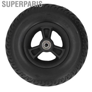 Superparis Wheelchair Tire  Rust Resistant Stable 8in Wheel for Trolley