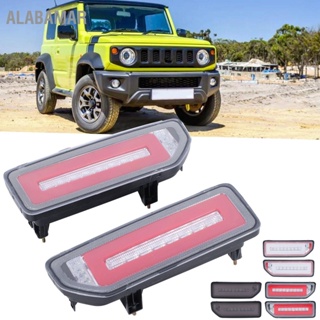 ALABAMAR คู่ไฟท้ายที่จอดรถด้านหลังสัญญาณไฟเลี้ยวแบบไดนามิก LED โคมไฟเหมาะสำหรับ Suzuki Jimny 2019-2020