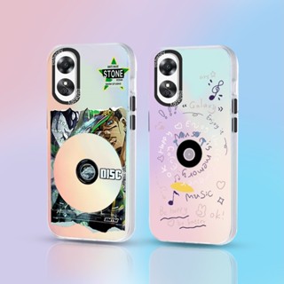 เคสโทรศัพท์มือถือแบบแข็ง ไล่โทนสี หลากสี สําหรับ OPPO A57 2022 A15 A16 A16K A54 A53 A12 A5S A7 A3S A11k A31 A52 A92 A94 A93 A37 F9 A1K Reno 5 A76 A96 A36