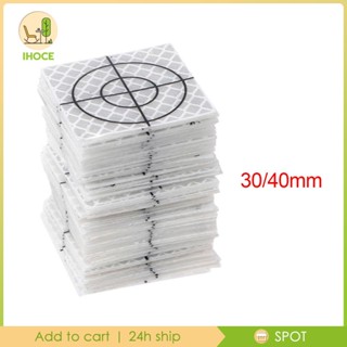 [Ihoce] แผ่นเทปเป้าสะท้อนแสง สําหรับตรวจสอบความลาดเอียง 100 ชิ้น