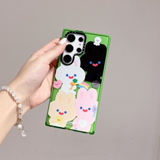 【Rabbit】Casetify เคสโทรศัพท์มือถือแบบนิ่ม Tpu กันกระแทก ลายกลิตเตอร์ แฟชั่น คุณภาพสูง สําหรับ Samsung s23ultra s23 s23+ s22ultra