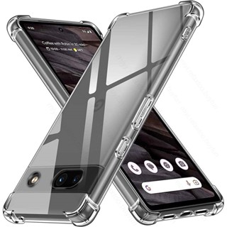 Clear Airbags Anti-Fall Case Pixel7a Slim Soft TPU Protective Tpu Cover Phone Cases for Google Pixel 7A 6A Pixle 7 6 Pro 5G