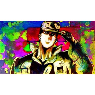 โปสเตอร์ Jojos Bizarre Adventure Kujo Jotaro Higashikata Josuke กันน้ํา สําหรับเด็ก