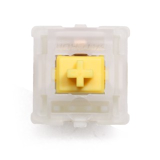 Gateron CAP Milky Yellow Pro V2 สวิตช์คีย์บอร์ดเชิงกล 5 Pin 63 กรัม