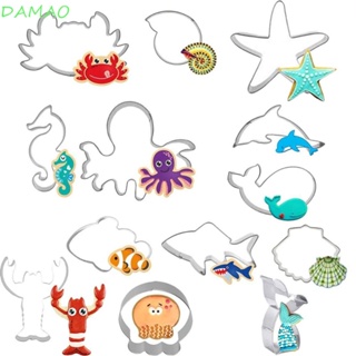 DAMAO เครื่องมือตัดคุกกี้ น้ําตาลปั้น ฟองดองท์ DIY