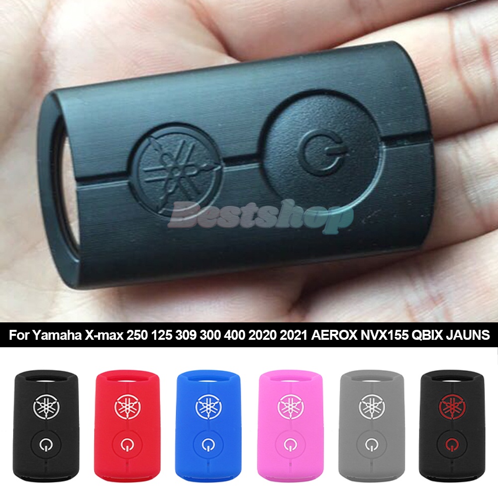 เคสกุญแจรีโมตรถยนต์ ซิลิโคน สําหรับ Yamaha Xmax 250 300 400 NMAX Tech Max AX AEROX 155 Mvx 55 NVX155