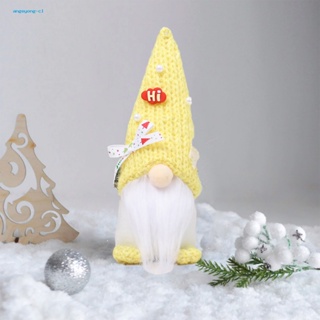Angeyong ตุ๊กตามนุษย์แคระ เกล็ดหิมะน่ารัก แฮนด์เมด สําหรับตกแต่งบ้าน เทศกาลคริสต์มาส