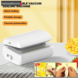 Nanasn| เครื่องซีลสูญญากาศไฟฟ้าอัตโนมัติ แบบชาร์จ USB อเนกประสงค์ U7Y2