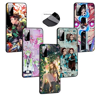 เคสโทรศัพท์มือถือแบบนิ่ม ลายอะนิเมะดาบพิฆาตอสูร LFW185 สําหรับ Samsung Galaxy A9 A8 A7 A6 A8+ A6+ Plus 2018 Quantum 2 M20 M30
