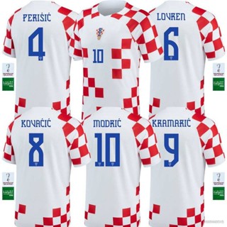 เสื้อกีฬาแขนสั้น ลายทีมชาติฟุตบอล NP2 22-23 World Cup Croatia Modric Lovren Kramaric Kovacic Perisic Player Version PN2