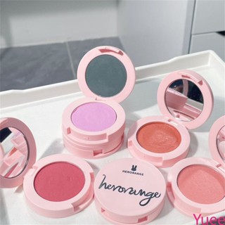 Herorange Mousse Monochrome Blush Cream Matte Multi-purpose Natural Brightening Shrinkage Swelling Color Sun Red Rouge Mud yuee