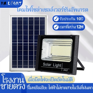 HX【ซื้อ 1 แถม 1】ไฟโซล่าเซลล์ solar cell กันน้ำ กันฟ้าผ่า โซล่า แสงสีขาว ไฟถนน ไฟโซลาเซลล์ เซ็นเซอร์ พร้อมรีโ