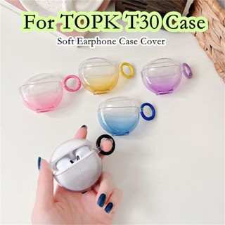 【พร้อมส่ง】เคสหูฟัง แบบนิ่ม ไล่โทนสี สําหรับ TOPK T30 TOPK T30