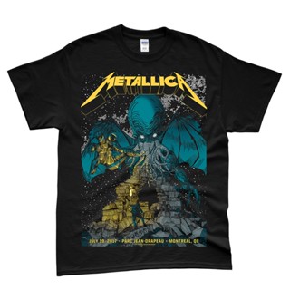 GILDAN [UNISEX] เสื้อยืดผ้าฝ้าย 100% พิมพ์ลายวง VINTAGE METALLICA TOUR TORONTO 17 พร้อมส่ง