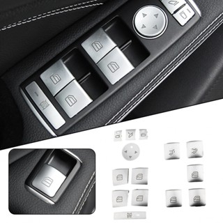 ⚡NEW 8⚡Button Stickers ABS Car Accessories Car Door Armrest Interior Replacement