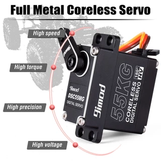【 ใหม ่ 】9imod 55 กก.Coreless Magnetic Encoder กันน ้ ํา Servo IP67 180/270 เซ ็ นเซอร ์ แม ่ เหล ็ กแรงบิดสูง Coreless Digital Servo เกียร ์ โลหะเต ็ มรูปแบบสําหรับ 1/8 1/10 RC รถยนต ์