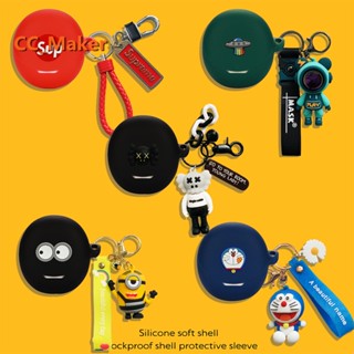 For OPPO Enco Air3 Protective Case Creative Doraemon Keychain Pendant Astronaut OPPO Enco Air2 Pro / Enco Buds2 Silicone Soft Case Shockproof Case Protective Case Cartoon Minions OPPO Enco Air3 Cover