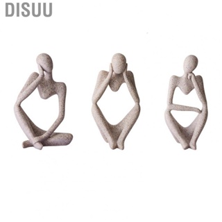 Disuu Abstract Thinker Sculpture Style Synthetic Resin Beautiful Decor Figurine for Home Office Hotel