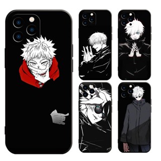 iPhone14 Promax 14 13 13pro max mi ni 12 mini 12 Promax 12 เคสโทรศัพท์มือถือแบบนิ่ม ลาย Jujutsu Kaisen Gojo Satoru สําหรับ