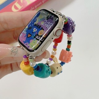 สายนาฬิกาข้อมือ IWatch S8 ลายลิตเติ้ลมอนสเตอร์ โดปามีนน่ารัก สร้างสรรค์