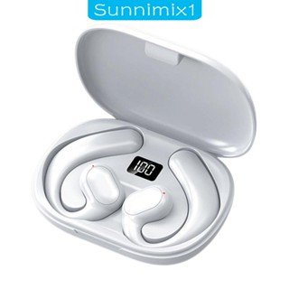 [Sunnimix1] หูฟังสเตอริโอ HiFi IPX5 กันน้ํา กันเหงื่อ พร้อมตะขอเกี่ยวหู สําหรับวิ่ง ขี่จักรยาน