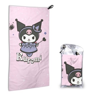 【พร้อมส่ง】Kuromi ผ้าขนหนูไฟเบอร์ แบบแห้งเร็ว พิมพ์ลาย ขนาด 40*80 ซม. แฟชั่นสําหรับทุกเพศ