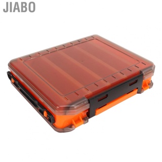 Jiabo Fishing Tackle Box Double Sided Transparent PP Multi Compartments Storage Lure Case