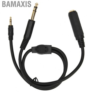 Bamaxis 6.35mm Female To Male And 3.5mm Cable 1/4 Inch Jack SPL