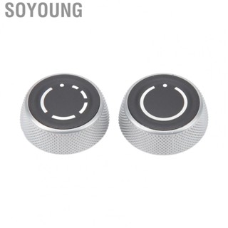 Soyoung Center Console Volume Knob Rustproof  Crack 1Pair Stylish  Control Sensitive Easy Operation for Boxster