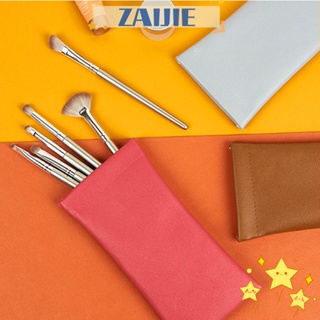 Zaijie24 กระเป๋าแว่นกันแดด สีพื้น อุปกรณ์เสริม แปรงแต่งหน้า เก็บแว่นตาออปติคอล กระเป๋าสตางค์ เก็บแว่นตา กระเป๋าผ้า