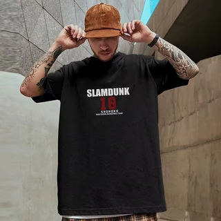 เสื้อยืดคอกลม แขนสั้น พิมพ์ลายอนิเมะ Slam Dunk Master สไตล์ญี่ปุ่น สําหรับผู้ชาย ไซซ์ M-8XL