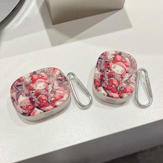 เคสหูฟังบลูทูธไร้สาย TPU แบบใส รูปการ์ตูนหุ่นยนต์คิตตี้ สีชมพู สําหรับ AirPods 1/2 3 Pro2 2022