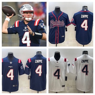 NFL New England Patriots Bailey Zappe เสื้อยืดเสื้อสปอร์ต