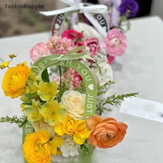 [fashionapple] กล่องกระดาษใส่ของขวัญวันเกิด รูปดอกไม้ สร้างสรรค์ สําหรับงานแต่งงาน