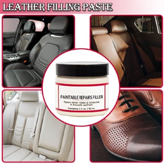 60ml Leather Filler Repair Compound Leather Restoration Crack Burn Holes Filler