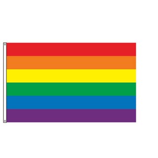 {doverywell} ธงแบนเนอร์ LGBT สีรุ้ง ขนาด 60x90 ซม. สําหรับตกแต่ง