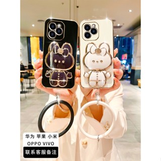 เคส vivo x70 pro x70 pro + X60 pro + vivo x70 pro เคสเคลือบไฟฟ้า กระจกเครื่องสําอาง ขาตั้ง นิ่ม พร้อมสายคล้อง