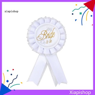 Xps เข็มกลัด รูปเจ้าสาว to Be Badge Rosette Hen Night อุปกรณ์เสริม สําหรับปาร์ตี้สละโสด