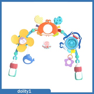 [Dolity1] ของเล่นซุ้มเด็กทารก แบบแขวน พับได้ สําหรับแขวนเปลเด็กแรกเกิด ของขวัญวันเกิด