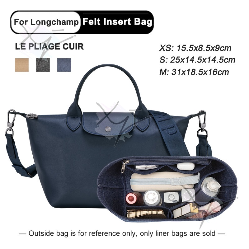 กระเป๋าถือ กระเป๋าจัดระเบียบ สําหรับ Longchamp LE PLIAGE CUIR XS S M