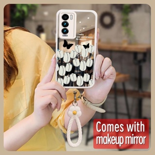 Makeup mirror lovely Phone Case For OPPO Realme GT Explorer Master Little Fresh Heat dissipation Hangings texture