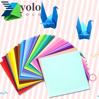 Yolo กระดาษการ์ดสีพื้น 50 สี ต่อแพ็ก สําหรับเด็ก