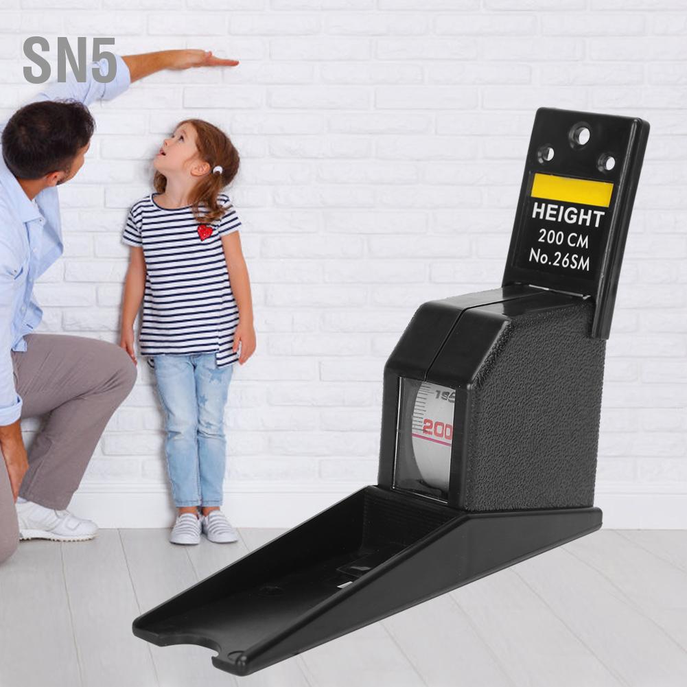 Sn5 ที่วัดส่วนสูง วัดส่วนสูง เทปวัดส่วนสูง เครื่องมือวัดความสูงเทปวัดไม้บรรทัดโลหะ 2 เมตร