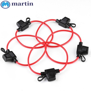 Martin ฝาครอบฟิวส์อินไลน์ กันฝุ่น 12V 40A 12 AWG อุปกรณ์เสริม สําหรับรถยนต์