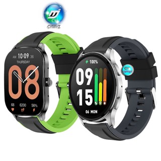 สาย Amazfit Pop 3S 3R สาย สายนาฬิกาสายซิลิโคน Amazfit Pop 3S 3R สายรัด สายรัดข้อมือกีฬา สายรัด huami Amazfit Pop 3S 3R สาย สายรัด