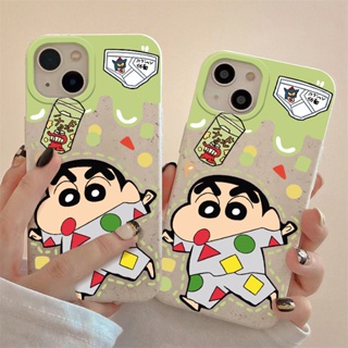 เคสโทรศัพท์มือถือ แบบนิ่ม กันกระแทก ลายการ์ตูนชินจัง สําหรับ Apple Iphone 14promax 13 12 11 7 8PL