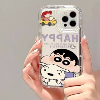 เคสใสลายการ์ตูนชินจัง กันกระแทก TPU เว้ากล้อง สำหรับ14 / 14PRO / 14MAX /11 13 13pro 13promax/ 11PROMAX #5019