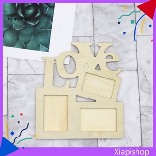 Xps กรอบรูปไม้ รูปตัวอักษร Love 3 ช่อง DIY สําหรับเด็ก