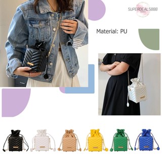 [SuperDeals888.th] ใหม่ กระเป๋าสะพายไหล่ แต่งสายโซ่ ขนาดเล็ก แฟชั่นยอดนิยม สําหรับสตรี 2022